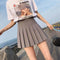 Img 9 - Pleated Skirt Women Summer Anti-Exposed College High Waist Korean A-Line Skirt