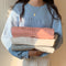 Img 4 - Korean Student Short Loose All-Matching Long Sleeved Sweatshirt Women Alphabets Trendy Tops