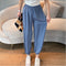 IMG 140 of Summer Jelly Pants Women Loose Harem Jogger Casual Island High Waist Slim Look Korean ins Pants