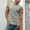 IMG 107 of Tank Top Men Sporty Sleeveless T-Shirt Short Sleeve Quick-Drying Fitness Stretchable Plus Size Thin Under Southeast Asia Europe Tank Top