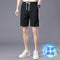 Img 10 - Summer Thin Men Straight Cargo Pants Korean Trendy Beach Loose Casual Sporty Bermuda Shorts Bermuda Shorts