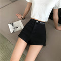 IMG 127 of Denim Shorts Women Summer High Waist Stretchable Hot Pants Hong Kong Vintage Sexy insPants Shorts