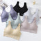 Img 2 - U-Neck Sporty Bare Back Women Flattering Yoga Tank Top Bra No Metal Wire Undershirt Under