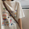 Img 1 - T-Shirt Women Summer Korean INS Tops Loose Student Slim-Look Casual Round-Neck White Teenage Girl Short Sleeve T-Shirt