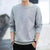 Solid Colored Loose Cotton Sweatshirt Long Sleeved White Trendy Elegant Sporty Tops Outerwear