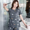 Summer Short Sleeve Pajamas Women Adorable Sweet Look Cartoon Plus Size Loungewear Sets Sleepwear