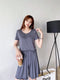 IMG 119 of Summer Modal Round-Neck Short Sleeve Shorts Pajamas Sets Thin Plus Size Loose Two-Piece Loungewear Women Sleepwear