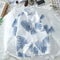 IMG 107 of Summer ins Korean Shirt Street Style High bf Vintage Loose Dye Long Sleeved Women Outerwear