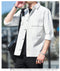 IMG 113 of Cotton Loose Long Sleeved Shirt Trendy Young Cargo Outerwear