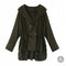 Img 5 - Women Korean Loose bfHooded Windbreaker Mid-Length Casual Long Sleeved Cardigan