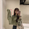 IMG 121 of Solid Colored Sweatshirt Women Korean Loose Couple Round-Neck insWomen Outerwear