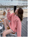 IMG 108 of Korean Plus Size Sweatshirt Women High Street Trendy Niche False Two-Piece Tops ins Outerwear