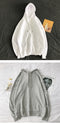 IMG 107 of Couple Sweatshirt Hooded Thick Trendy Solid Colored ins Outerwear