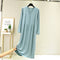 Long Sleeve Dress Women Modal Pajamas Loose Trendy Pyjamas Plus Size Pregnant Woman Mom Loungewear Sleepwear