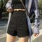Img 1 - High Waist Shorts Women Outdoor insSummer Popular Slim Look Black Wide Leg Pants Casual