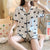 Img 1 - Silk Pajamas Women Summer Thin Sexy Short Sleeve Bow Sets Popular Loungewear