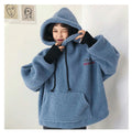 IMG 117 of False Two-Piece Sweatshirt Women Thick Loose Korean Tops ins Outerwear
