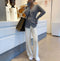 IMG 108 of Sexy Undershirt insTrendy V-Neck Thin Niche Sweater Women Tops Outerwear