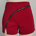 Img 8 - Europe Casual Women Solid Colored Personality Zipper Splitted Shorts