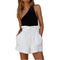 IMG 105 of Europe Popular Women Summer Casual Cotton Blend Plus Size Loose Drawstring Wide Leg Shorts
