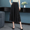 Img 7 - Cotton Skorts High Waist Skirt Loose Wide Leg Pants Women Plus Size Summer Casual Ankle-Length