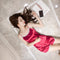 Silk Pyjamas Women Summer Sexy Strap Lace Pajamas INS Two-Piece Sets Loungewear Sleepwear