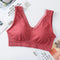 Img 1 - Seamless Lace Bare Back Bralette Sporty Bra No Metal Wire