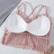 Img 4 - Lace Bare Back Bralette Bra Sexy Flattering No Metal Wire Breathable Cozy Thin Teenage Girl