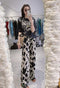 IMG 117 of Ink Wide Leg Pants Women Summer Popular Thin Loose Slim Look Chiffon Straight Personality Casual Floor Length Pants