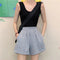 IMG 114 of Shorts Women Summer Loose Korean High Waist Sporty Casual Pants Home Pajamas insknee length Activewear