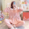 Thin Pregnant Woman Pajamas Women Loungewear Sleepwear