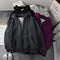 IMG 107 of Zipper Cardigan Sweatshirt Women Hooded Korean Plus Size Loose Thick Outerwear