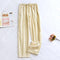 Pajamas Pants Women Long Double Layer Cotton Outdoor Japanese Loose Single Piece Home Sleepwear