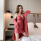 Img 1 - Women Padded Thin Lace Popular Strap Silk Pyjamas Sexy Pajamas