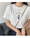 Img 8 - Short Sleeve T-Shirt Women Summer White Undershirt Under Loose Cotton Half Sleeved Tops ins