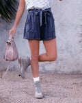 Img 8 - Europe Women Loose Shorts Lace High Waist Solid Colored City Casual Slim Look Folded Pants