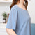 Img 3 - Seamless Women Short Sleeve Sets Pajamas Outdoor Loungewear Solid Colored Trendy Loose Wide Leg Pants