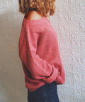 IMG 111 of Popular Tube Bare Shoulder Loose Sweater Women Solid Colored INS Tops Outerwear