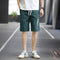 Summer Men Casual Shorts Straight Pants Sporty Cargo Mid-Length Beach Shorts