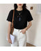 IMG 112 of Short Sleeve T-Shirt Women Summer White Undershirt Under Loose Cotton Half Sleeved Tops ins T-Shirt