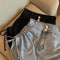 IMG 105 of Sexy Design Fold Drawstring Denim Shorts Women Summer Thin High Waist Slim Look All-Matching A-Line Hot Pants Shorts