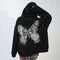 Img 5 - Women Hip-Hop YkHoodies Butterfly Printed Street Style Jacket Zipper