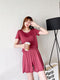 IMG 114 of Summer Modal Round-Neck Short Sleeve Shorts Pajamas Sets Thin Plus Size Loose Two-Piece Loungewear Women Sleepwear