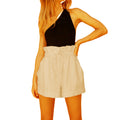 Img 6 - Europe Popular Women Summer Casual Cotton Blend Plus Size Loose Drawstring Wide Leg Shorts