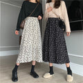 Img 8 - Floral Skirt High Waist Women Elegant Mid-Length Skirt