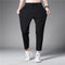 Img 2 - Men Casual Ice Silk Sporty Long Jogger Ankle-Length Slim-Fit Pants