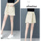 Img 3 - Cotton Shorts Women Summer Bermuda Thin Loose High Waist Slim Look Wide Leg Pants Casual