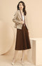 IMG 109 of Elegant Long Sleeved Uniform Suit Solid Colored Slim Look Blazer Women Outerwear