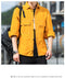 IMG 125 of Cotton Loose Long Sleeved Shirt Trendy Young Cargo Outerwear