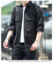 IMG 109 of Cotton Loose Long Sleeved Shirt Trendy Young Cargo Outerwear